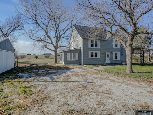 view of front of home