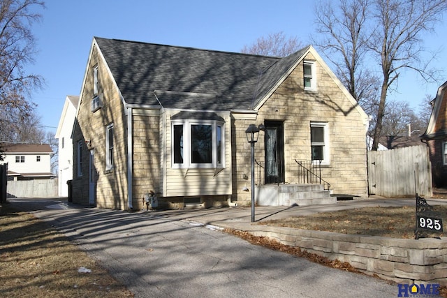 view of front of home