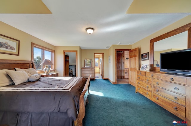 bedroom featuring carpet floors