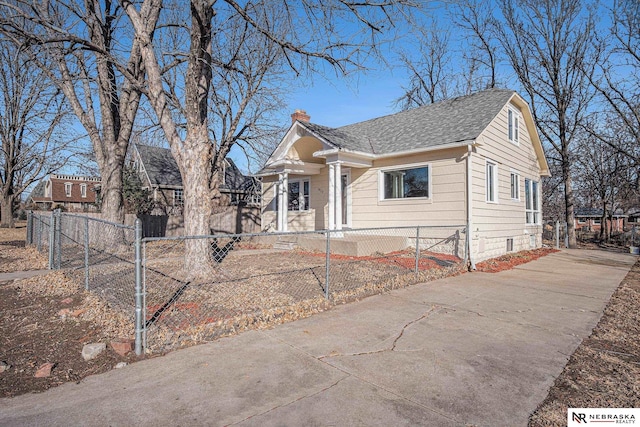 view of front of house