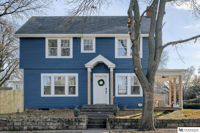 view of front of house