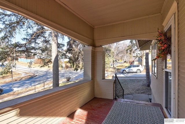 exterior space with a balcony