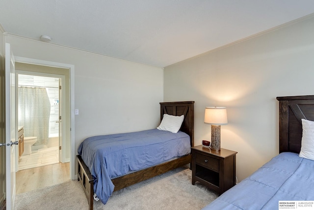 bedroom with ensuite bathroom