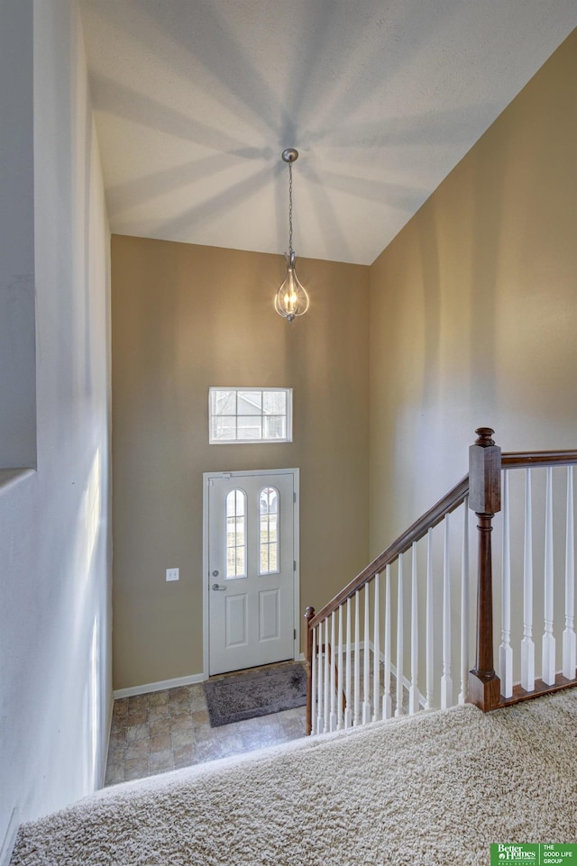 view of foyer entrance