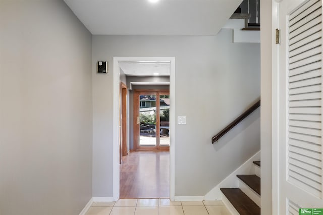 interior space featuring tile patterned floors