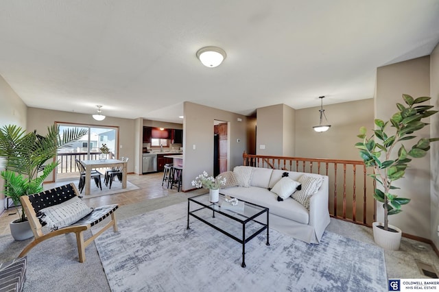 view of living room