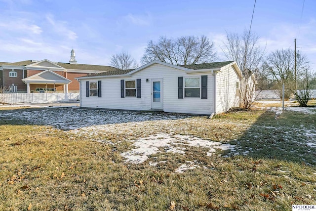 view of ranch-style house