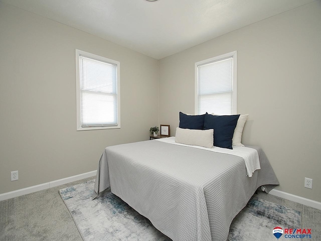 bedroom with carpet flooring