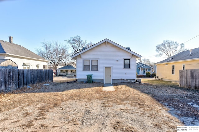 view of rear view of house