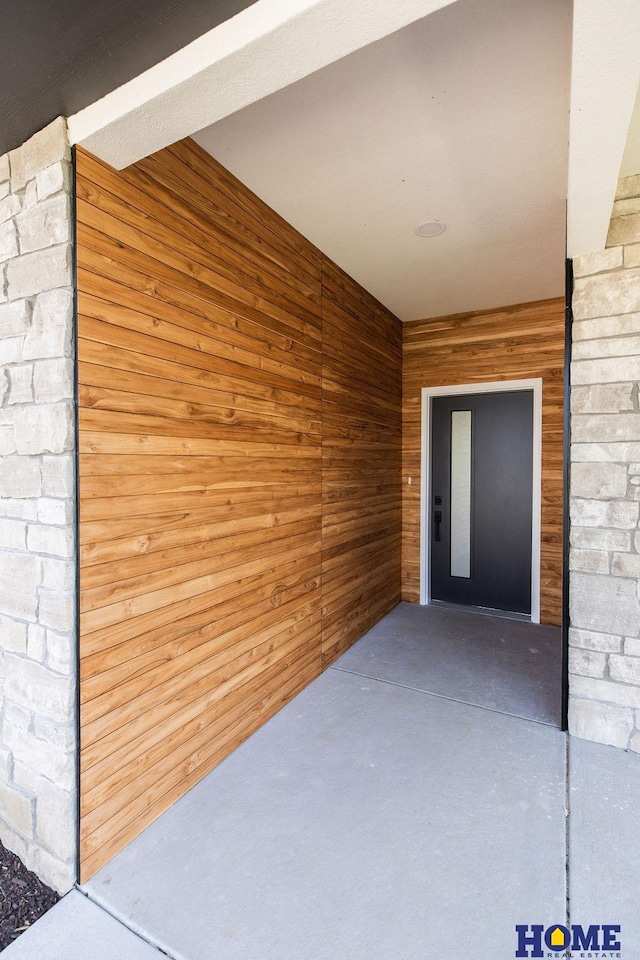 view of patio / terrace with elevator