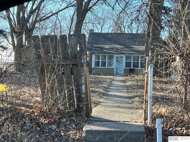 view of front of house