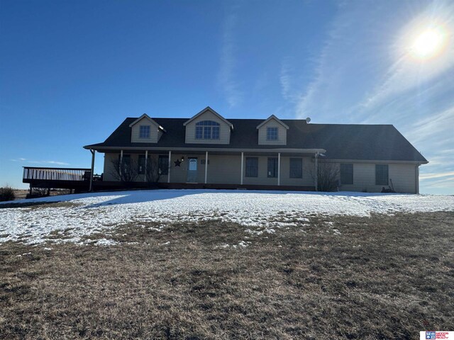 view of front of home