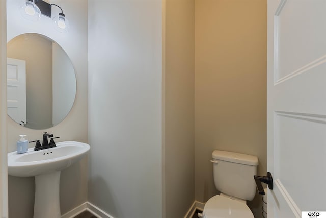 bathroom with toilet