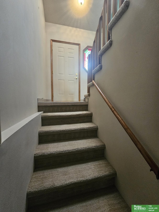 view of stairs