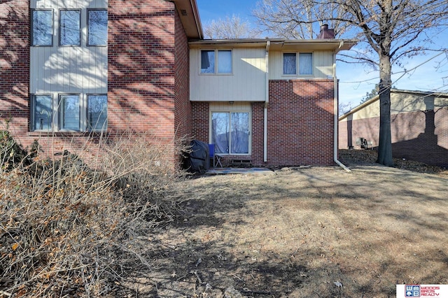 view of rear view of property