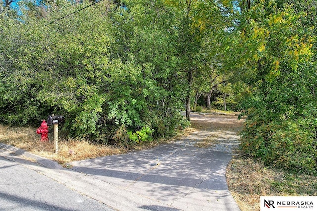 view of road