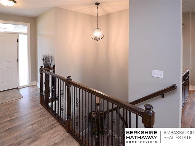 entrance foyer with hardwood / wood-style flooring