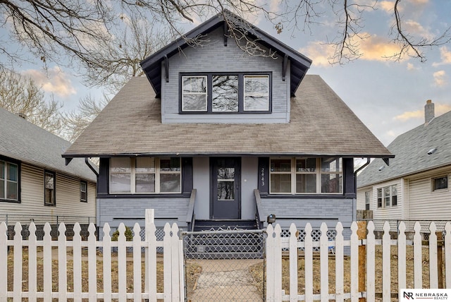 view of front of property