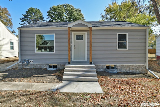 view of front of home