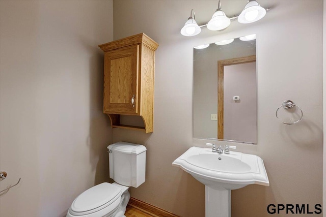 bathroom with toilet