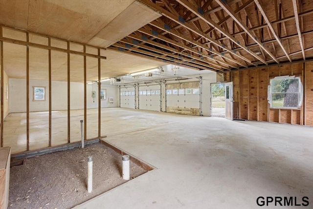 miscellaneous room featuring concrete flooring