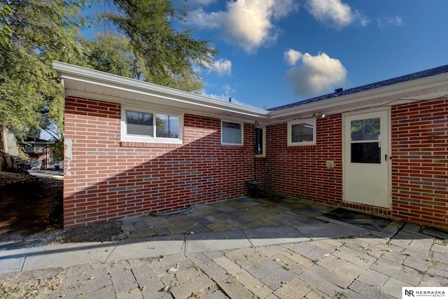 exterior space with a patio