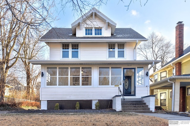 view of front of home