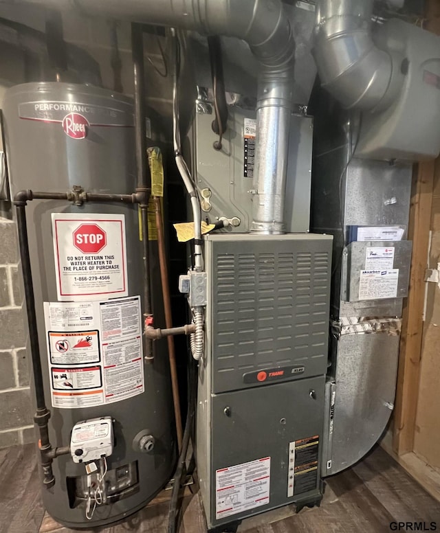 utilities with gas water heater