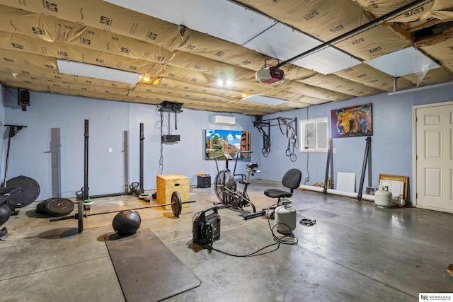 view of workout room