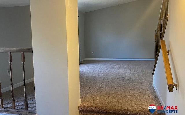 spare room featuring carpet floors