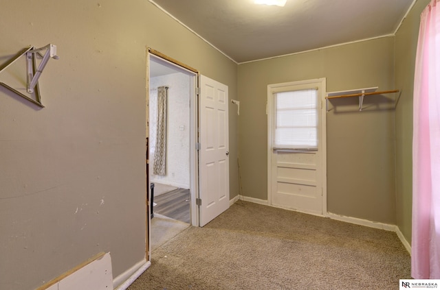 interior space with carpet floors