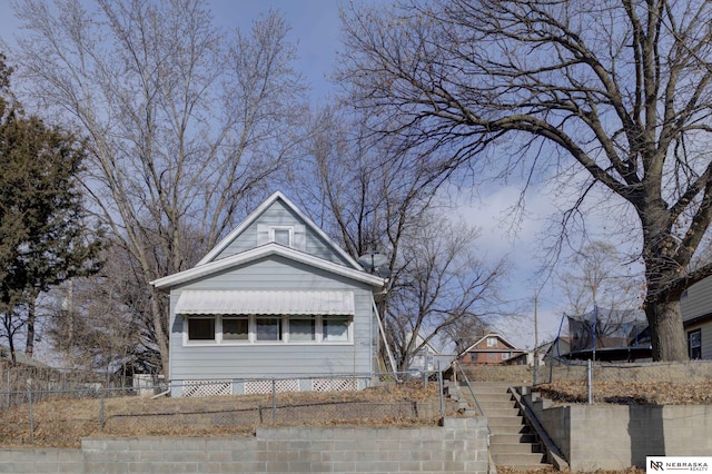 view of property exterior