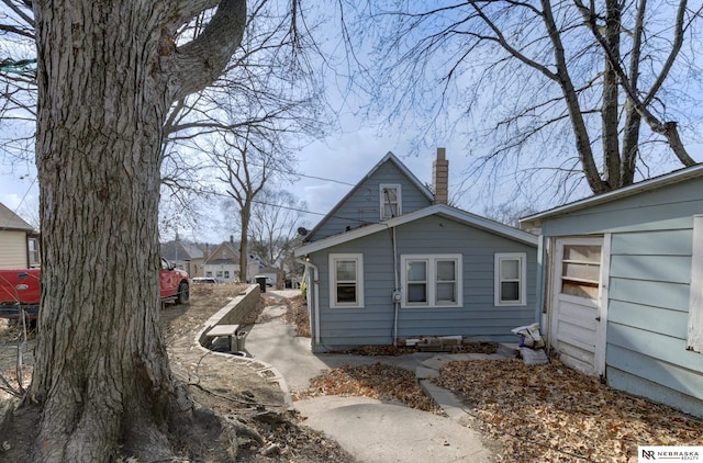 view of back of property