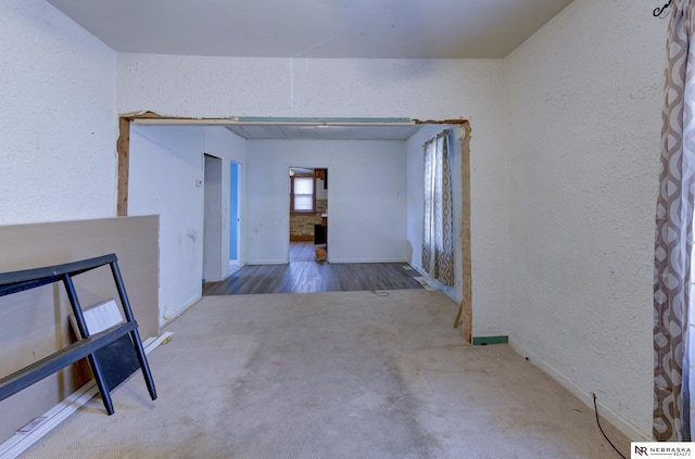 interior space with carpet floors