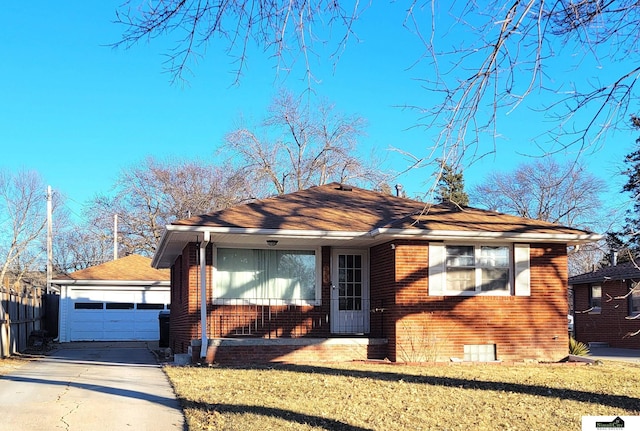 view of front of home with a front yard