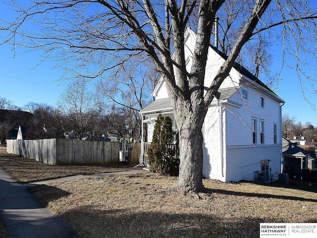 view of side of home