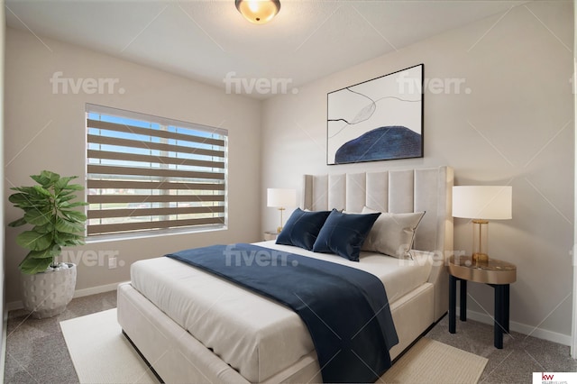 bedroom featuring carpet flooring