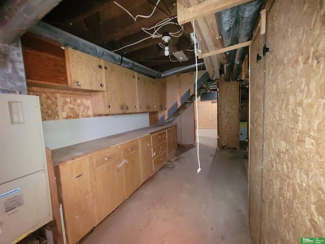 view of basement