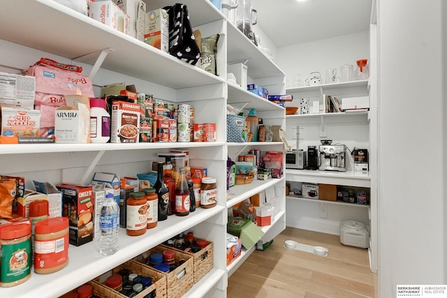 view of pantry