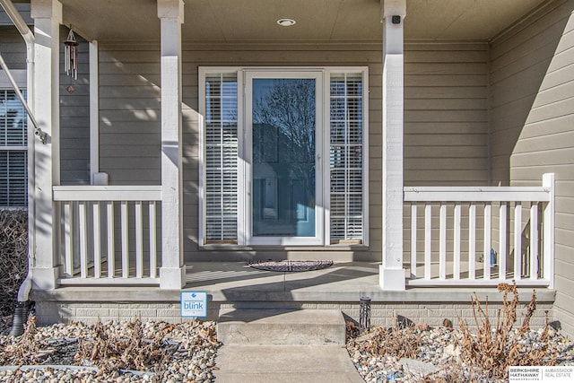 view of entrance to property