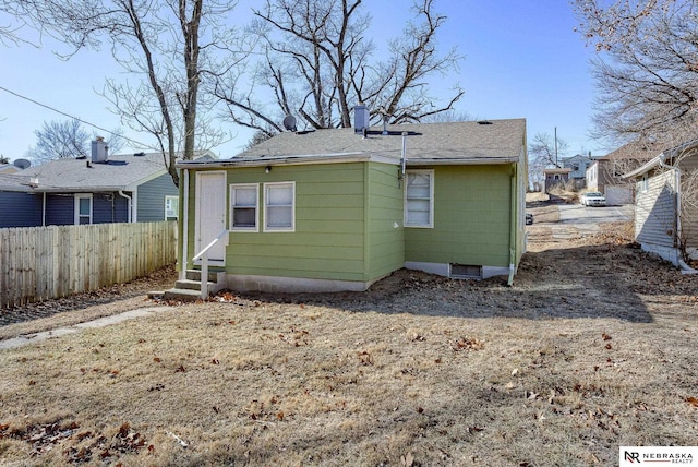 view of back of house