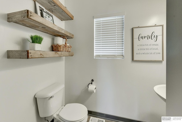 bathroom with toilet