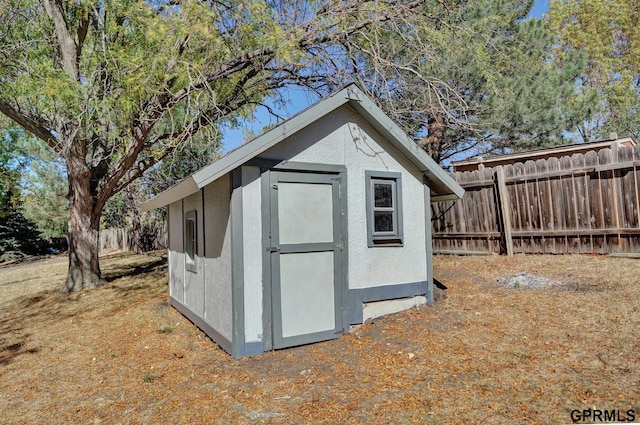 view of outbuilding