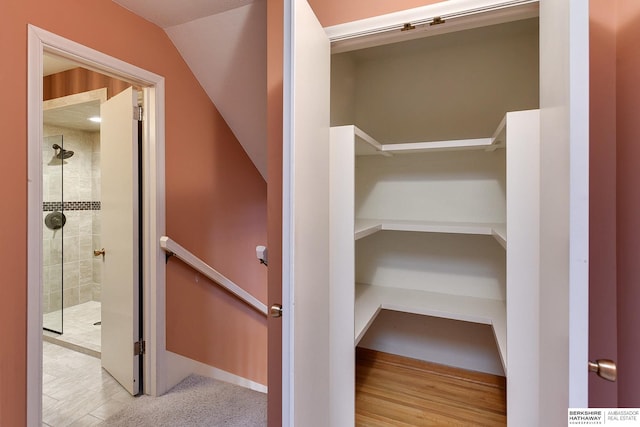 view of closet