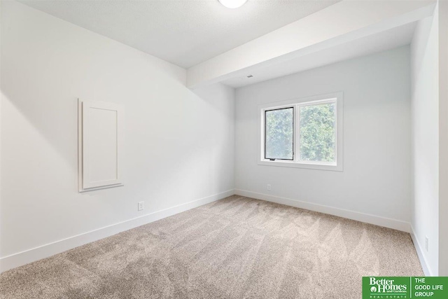 spare room with carpet floors