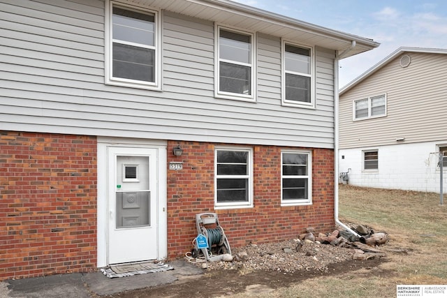 view of rear view of property