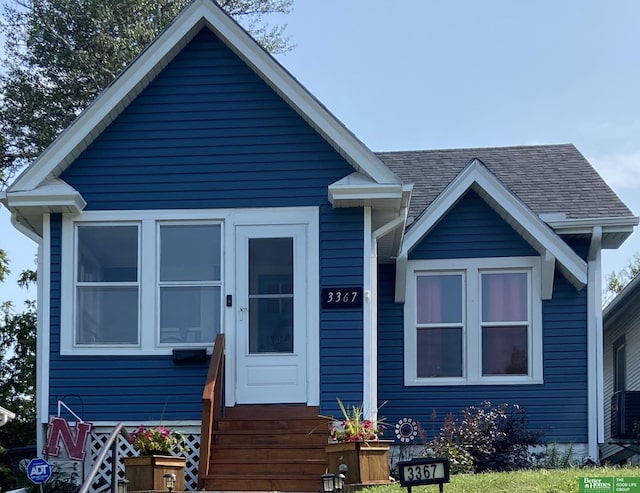 view of bungalow-style house