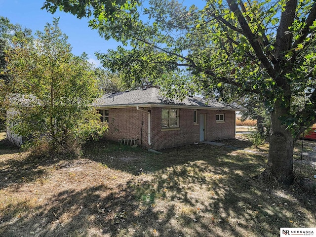 view of rear view of property