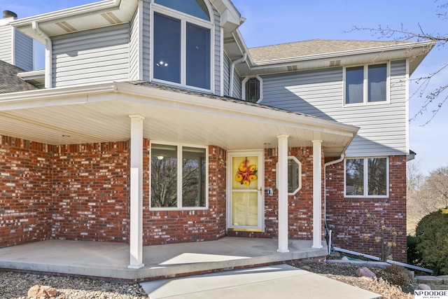 view of front of home with a porch