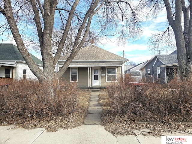 view of bungalow-style house